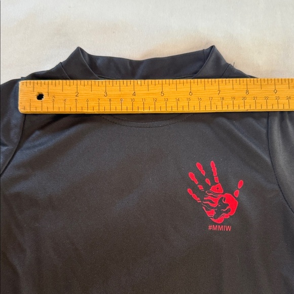 IndiGenZ Kids T-Shirt Black Red MMIW No More Stolen Sisters Sz XS - Picture 8 of 9